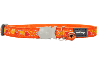 Red Dingo Ошейник для кошек Лапка 12мм х 20-32см оранжевый
