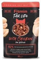 Fitmin For Life Chicken Пауч для котят  курица , 85гр