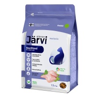 Jarvi Sterilized. Сухой полнорац/корм д/кастр котов и стерил,кошек, Кролик, 1,5кг арт 653269