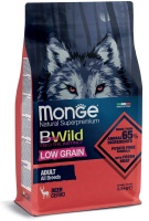Monge Bwild Dog Low Grain All Breed Adult Deer Низкозерновой Оленина 2,5кг арт.1983