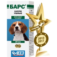 БАРС капли ушные 20ml