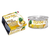 Консервы для кошек курица с ананасом Monge Cat Fruits 80гр арт.3338