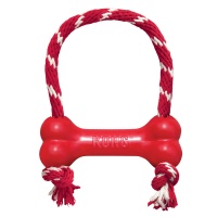 Kong Игрушка для собак Goodie Bone w/Rope XS 8см  арт.KB51