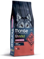 Monge Bwild Dog Low Grain All Breed Adult Deer Низкозерновой Оленина 12кг  арт.1792