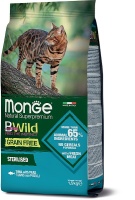 Monge BWild Cat Grain Free Sterilised Tuna/Peas Корм беззерновой для стерилизованных кошек Тунец/горох1,5кг арт.2089