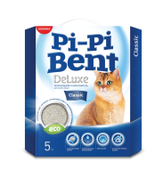 Pi-Pi-Bent Deluxe Наполнитель комкующийся коробка 5кг/12л Классик