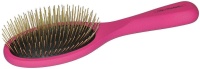 Щетка массажная карманная розовая Fusion GroomGrip  Pocket/Toy Oval 27мм Chris Christensen  арт.CHN105