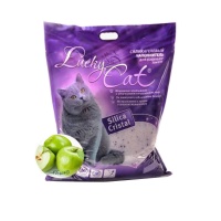Наполнитель силикагелевый LuckyCat 11л/5кг яблоко арт.CP000065