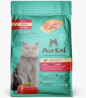 Murkel Сухой корм для кошек, Лосось, 1,5кг арт598130