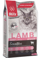 BLITZ Adult Cats Lamb сухой корм для взрослых кошек Ягненок 2кг арт.680276