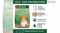 Наполнитель Сибирская кошка Флора 5л (230381)