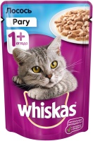 Whiskas д/взрослых кошек Рагу с лососем 85гр  арт.480034