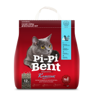 Pi-Pi-Bent Наполнитель комкующийся Классик 12л/5кг  арт.CP16