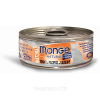 Monge Cat Jelly Для кошек Желтоперый тунец Лосось в желе 80гр  арт.7108