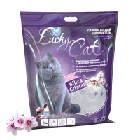 Наполнитель силикагелевый LuckyCat 22л/10кг сакура арт.CP000072