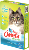 Омега Neo для кошек для выведения шерсти из желудка 90тб  арт.076533