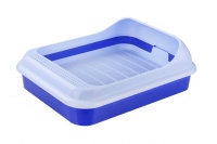 Лоток Верный друг с решеткой синий 45*35*15 арт.М6414