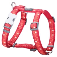 Red Dingo Шлея для собак 20mm, Neck 36-59cm, Body 45-66cm Swiss Cross арт.DH-SC-RE-20