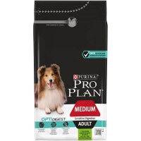 PRO PLAN для взрослых собак средних пород с чувствительным пищеварением с ягненком 14кг Purina арт.12278096