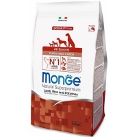 MONGE Dog Monoprotein ALL BREEDS P&J Lamb&Rice Корм для щенков всех пород Ягненок/рис 2,5кг арт.1181