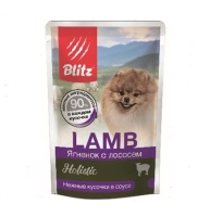 BLITZ Lamb д/собак Ягненок с лососем 85гр (81747)
