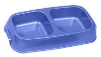 Миска двойная из пластика для собак 1.24л Van Ness  арт.DD2