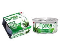 Консервы для котят курица с алое Monge Cat Fruits 80гр арт.3352