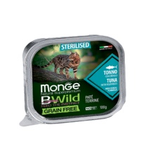 BWILD Sterilised tuna/vegetables Низкозерновой паштет д/стерилиз кошек тунец/овощи 100гр