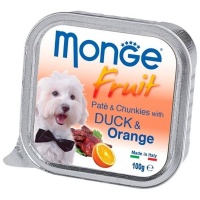 Monge Fresh влажный корм для собак нежный паштет из утки с апельсином 100гр арт.1323