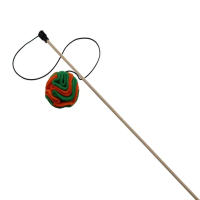 GoSi Махалка Нюхательный Мячик с мятой  5,5см для кошек Оранжево-зеленый  арт.sh-07716