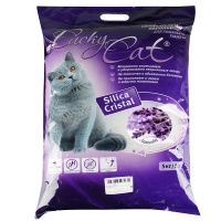 Наполнитель силикагелевый LuckyCat 11л/5кг лаванда арт.CP000058
