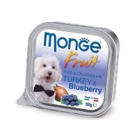 Monge Fresh влажный корм для собак нежный паштет из индейки с черникой 100гр арт.1320