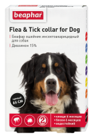 Beaphar Ошейник от блох и клещей для крупных собак 85см арт.121557