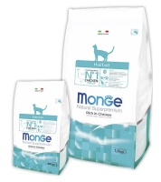 MONGE Cat Hairball Chicken Корм для кошек выведение шерсти Курица 1,5кг арт.5234