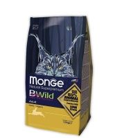 Monge Bwild Low Grain Cat Adult Hare Низкозерновой для кошек Заяц 1,5кг  арт.1200