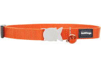 Red Dingo Ошейник для кошек 12mm x 20-32cm Classic Orange арт.CC-ZZ-OR-12