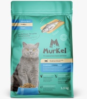 Murkel Сухой корм для кошек, Тунец, 1,5кг арт598161