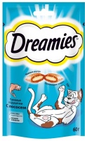 Лакомства Dreamies с лососем 60гр  арт.123065