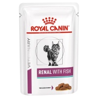 Royal Canin Renal Fish in Gravy Влажный корм для кошек при почечной недостаточности (рыба в соусе) 85 гр арт.R000519
