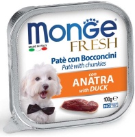 Monge Fresh влажный корм для собак нежный паштет из утки 100гр арт.1304
