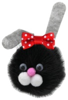 Игрушка для кошек Зайка Ванесса из натуральной норки 8х5х5 арт.sh-07536