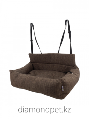 Pride Автолежанка для средних собак рогожка