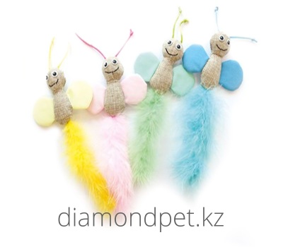 Бабочка для кошек с мятой M-Pets арт.20600899