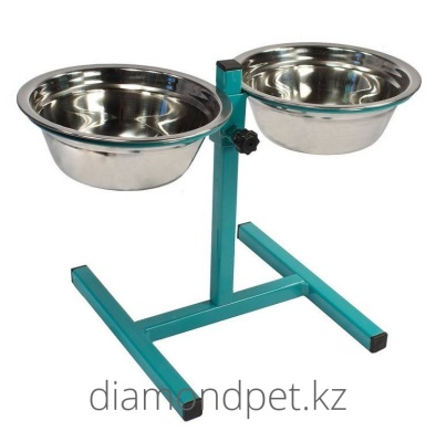 Кормушка на подставке 2х0.5л арт.КТ1620рл Кормушка на подставке 2х0.5л арт.КТ1620рл