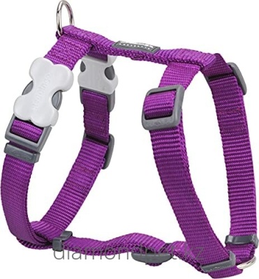 Red Dingo Шлея для собак 20mm, Neck 36-59cm, Body 45-66cm Classic Purple арт.DH-ZZ-PU-20