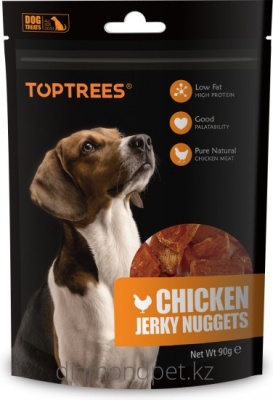 Toptrees Куриные вяленые наггетсы  для собак  арт.49813149