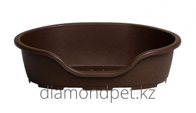Лежанка д/собак Мокко пластиковая 82х57х28см