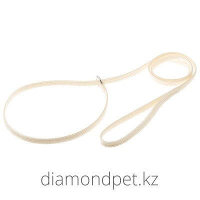 PetLine Поводок-удавка с кольцом 7мм х 150см слоновая кость арт.74-1055