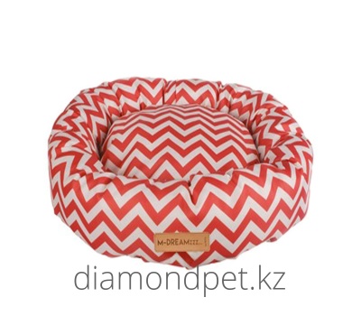 Лежанка Тасмания D55см красный M-Pets арт.20300499