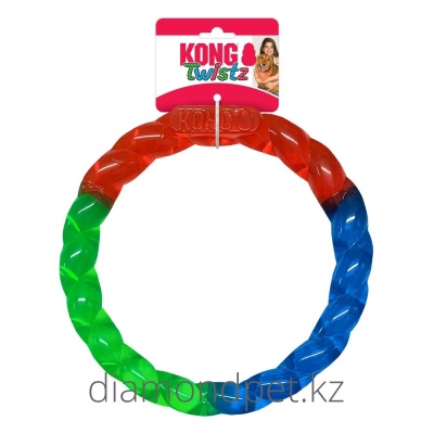 Kong Twistz Ring Кольцо для собак скрученное арт.PFT11